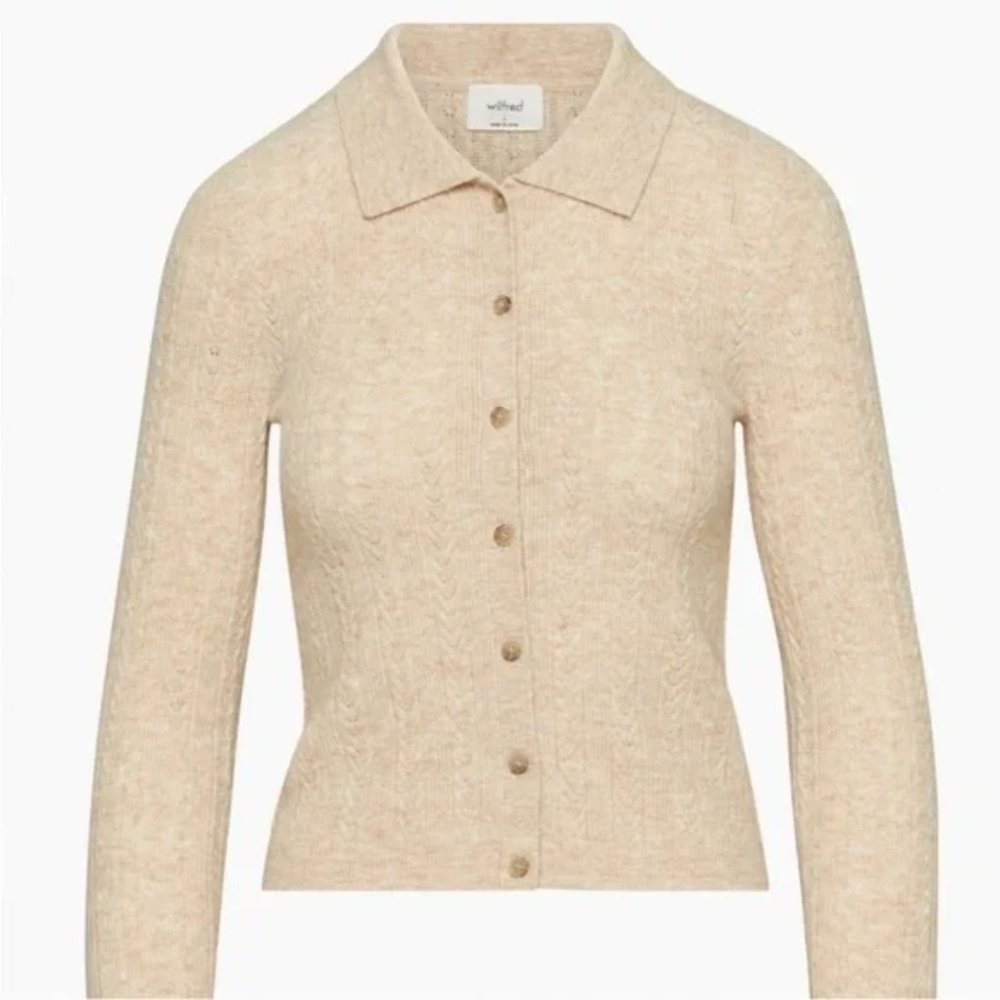 Aritzia Wilfred Cashmere Cardigan